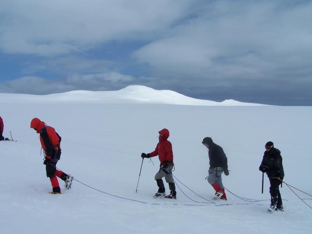 Hiking Vatnajökull glacier in Iceland