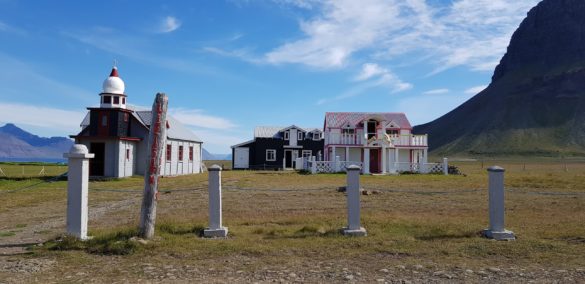 The art gallery at Selárdalur created by Samúel Jónsson.