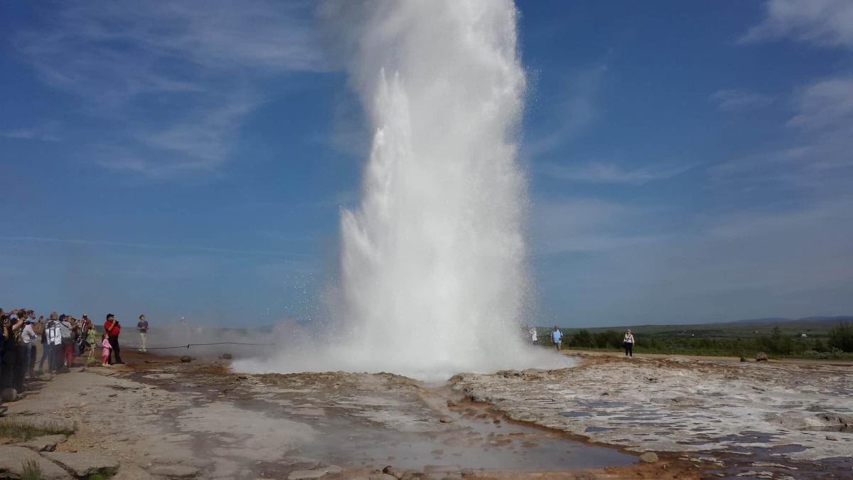 See the Gushing Geysers of Iceland