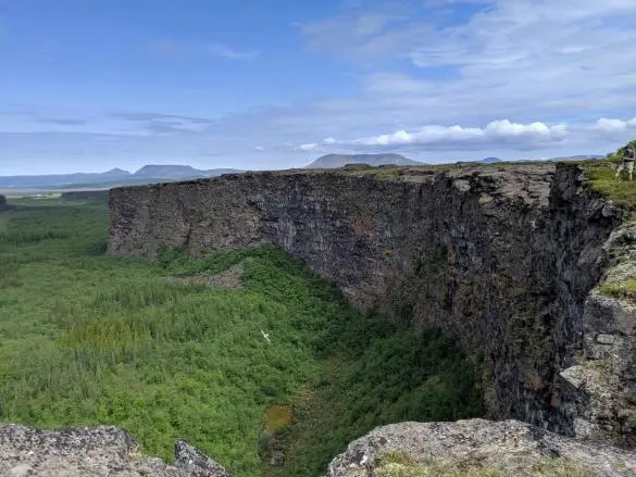 Lovely Ásbyrgi in summer.