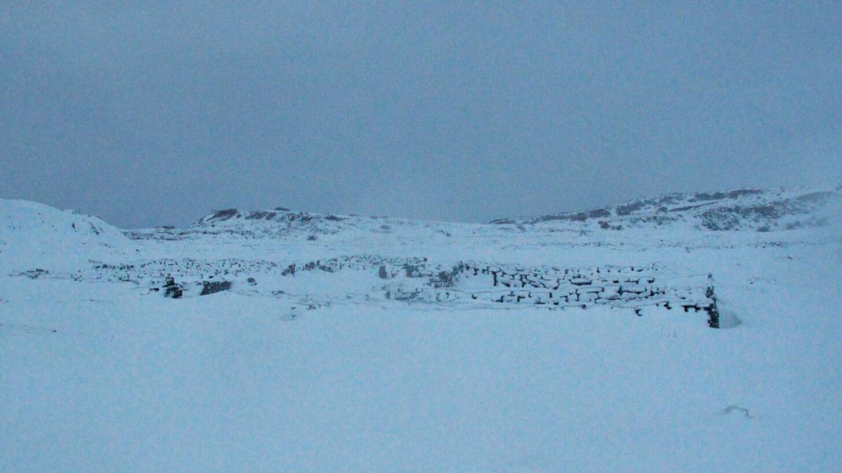 Hiking in Iceland in Winter