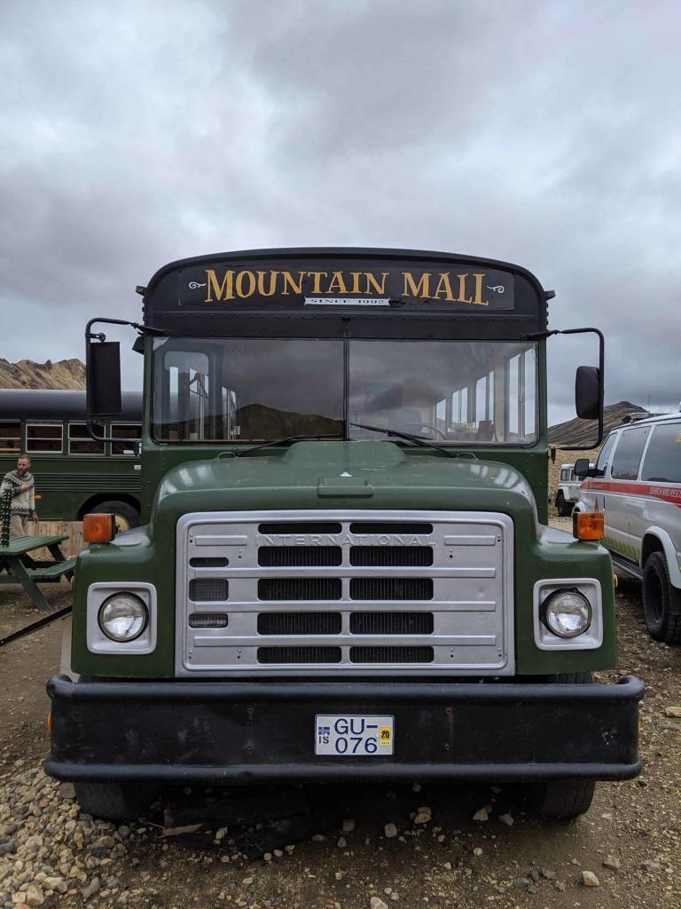 The mountain mall at Landmannalaugar