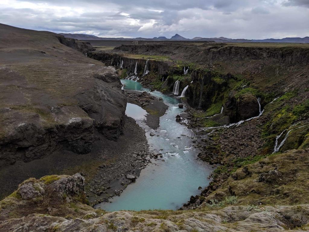 The lovely Sigöldugljúfur canyon.