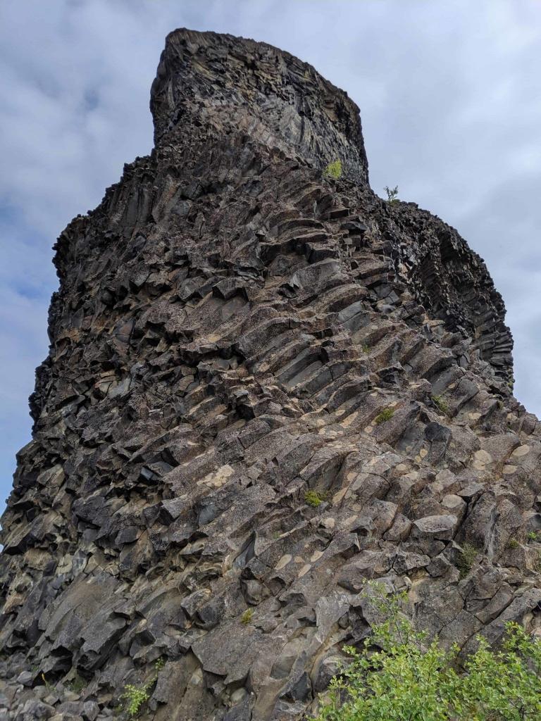 Basalt columns in Hljóðaklettar.