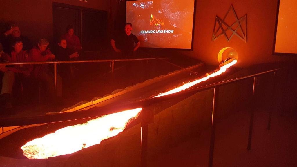 Book your ticket online to the Icelandic Lava Show using a discount promo code from Stuck in Iceland Travel Magazine to save.