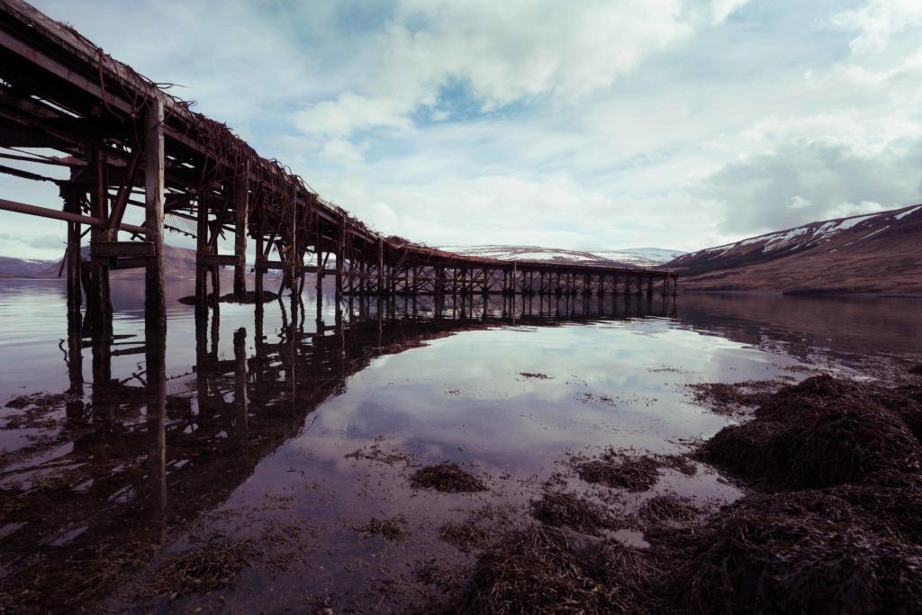 The old pier at Hvítanes