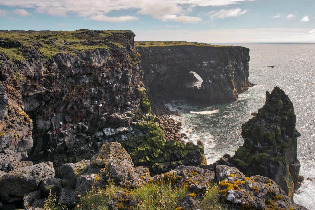 The majestic cliffs at Svörtuloft on the Snæfellsnes peninsula