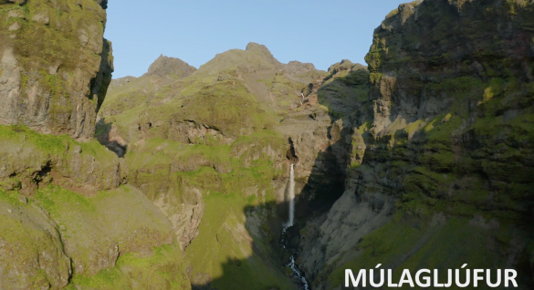 þMúlagljúfur is part of the Vatnajökull national park in Iceland and in featured in a new video.