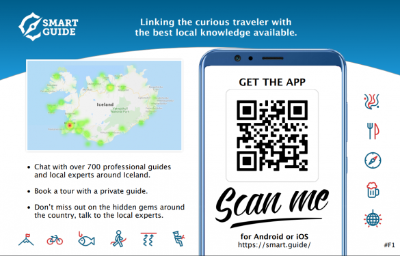 SmartGuide enables you find a personal tour guide in Iceland.