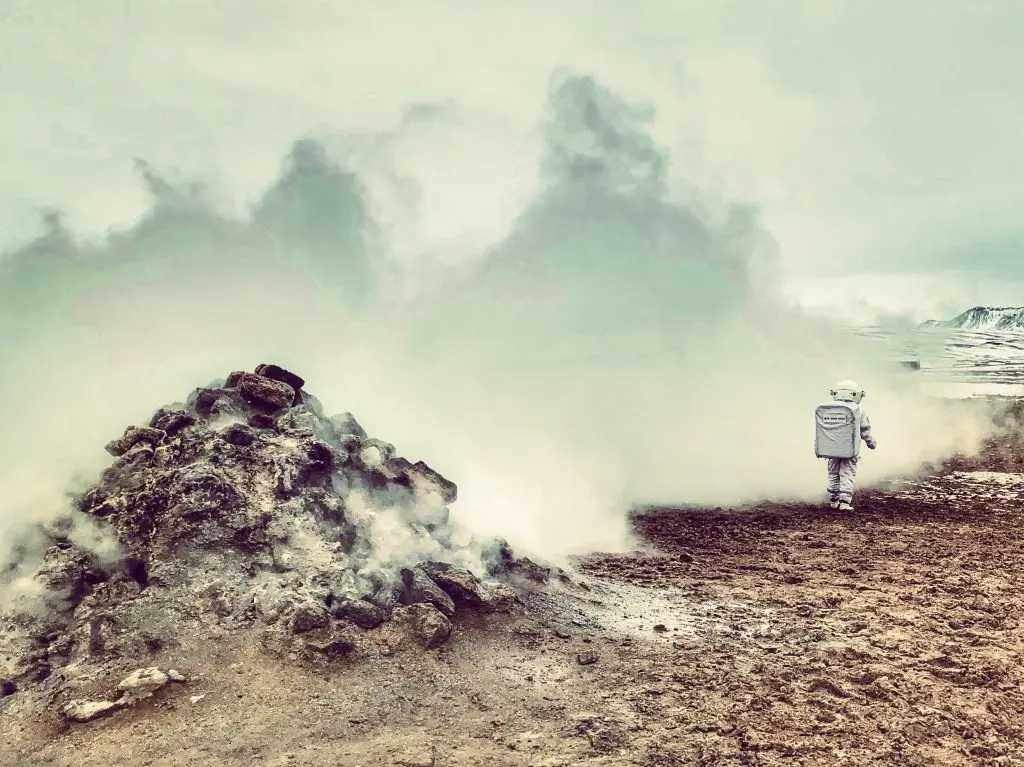 Astronaut training in Iceland