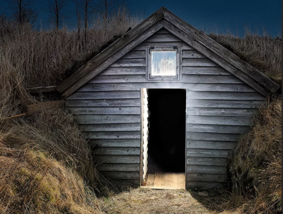 Behind this cave door you will learn about the legends of Icelandic Christmas