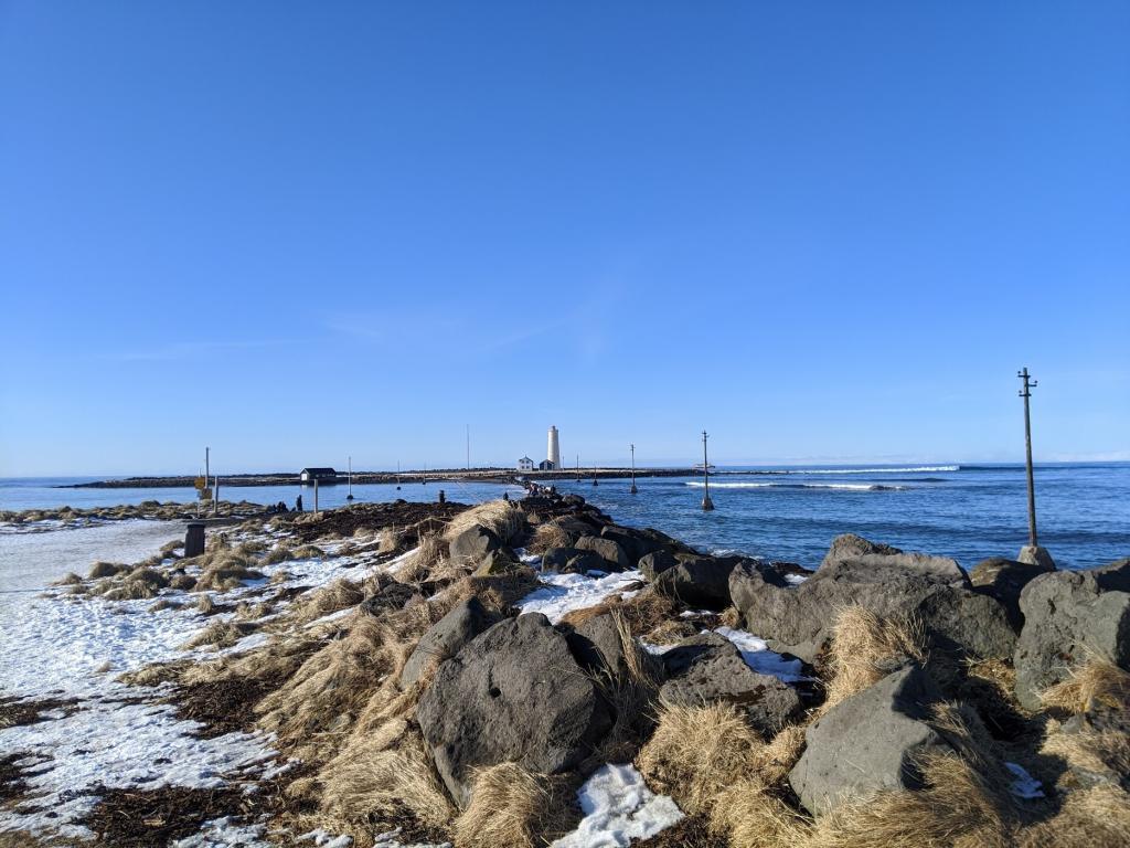 The lighthouse at Grotta in Reykjavik