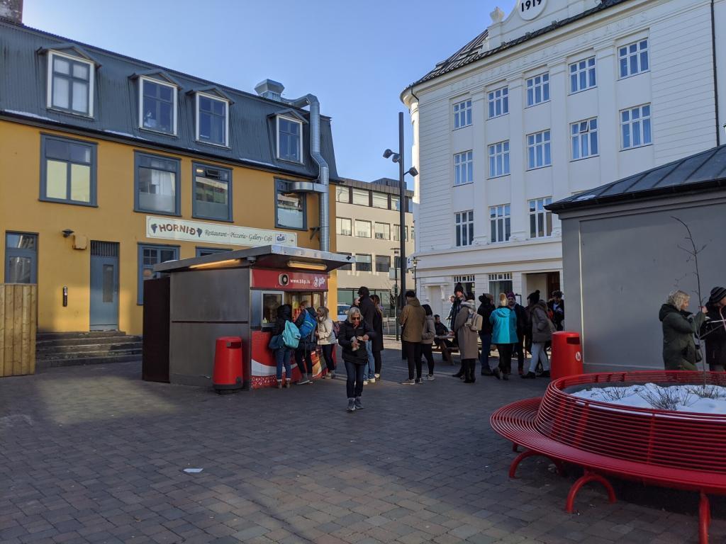 Reykjavik hot dog stand