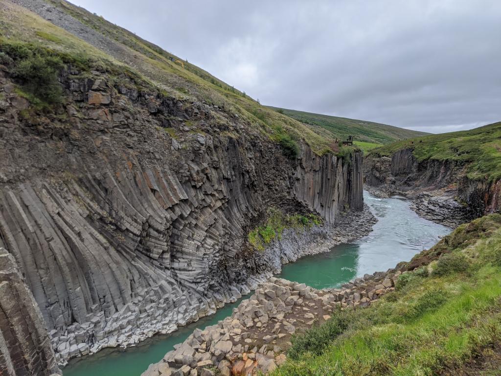 Stuðlagil canyon in Iceland