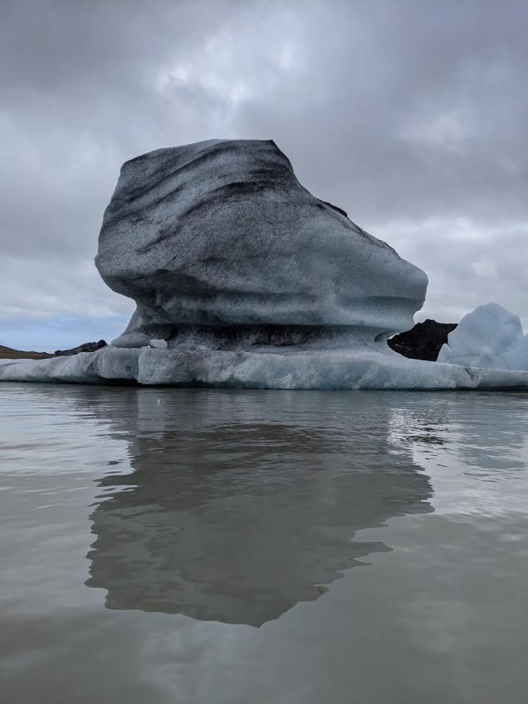 Fjallsárlón glacier lagoon iceberg