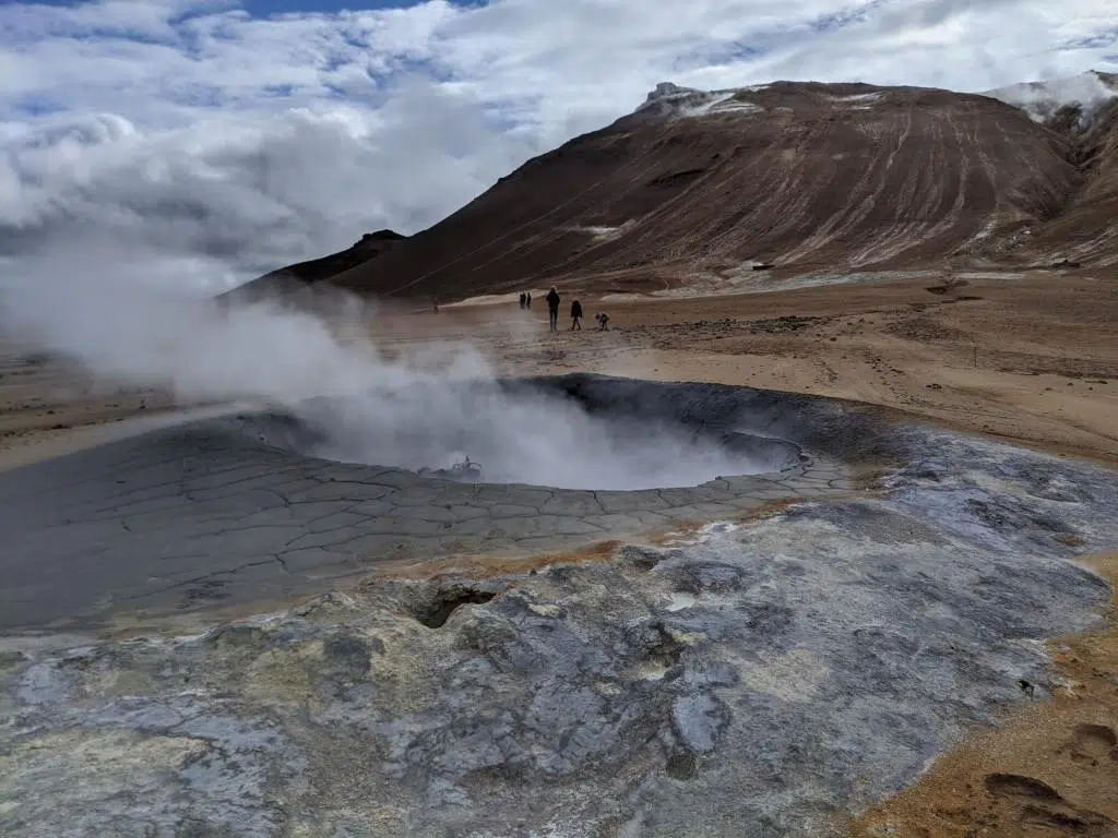 Námaskarð pass near Lake Myvatn in the north east of Iceland