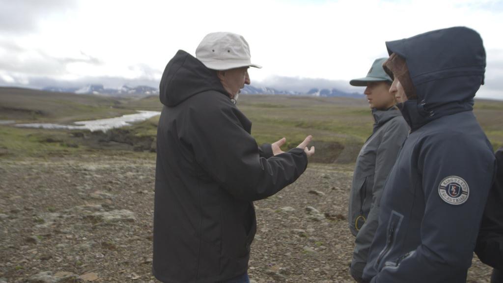 Giancarlo Gianazz in Iceland looking for the Holy Grail