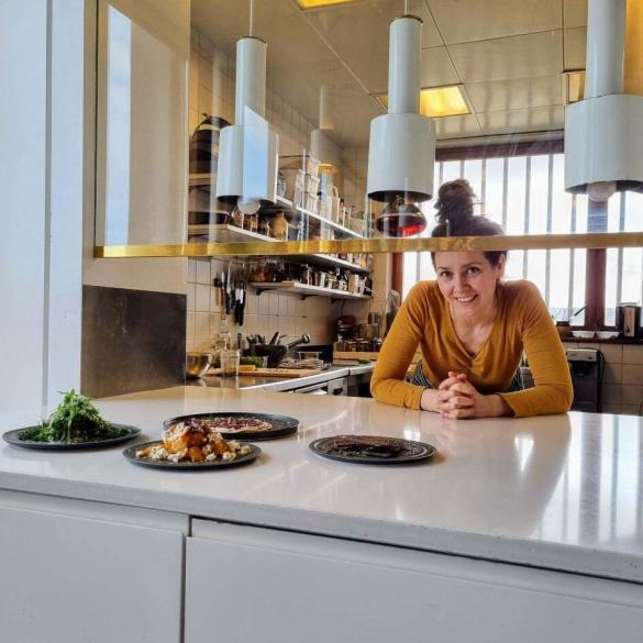 Silla Knudsen runs Sono, the hottest vegan restaurant in Reykjavik