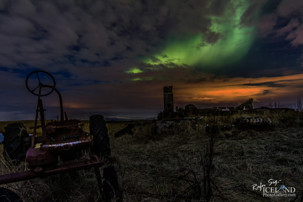 The northern lights above Iceland.