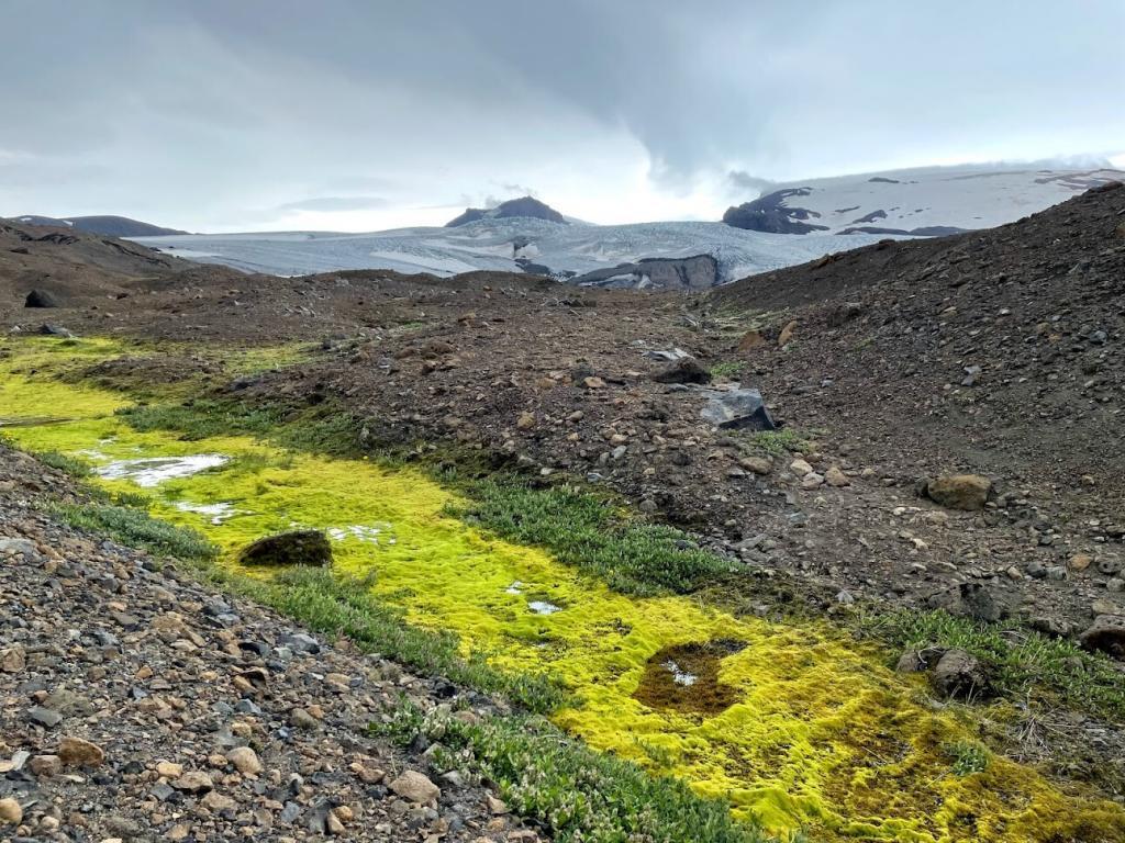 Kverkfjöll in the Icelandic highlands, just north of Vatnajökull Glacier.