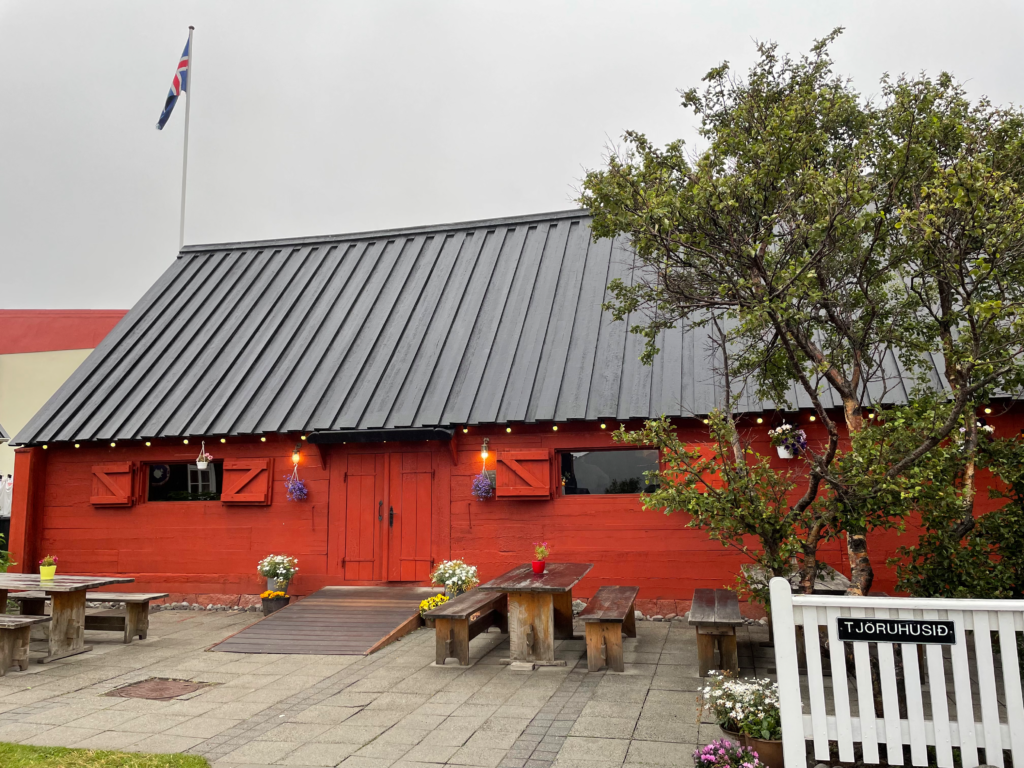 The legendary restaurant Tjöruhúsið in Ísafjörður, Iceland.