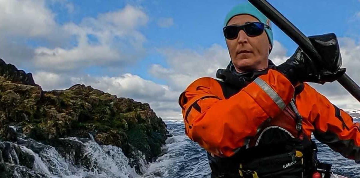 She paddles to save the blue planet