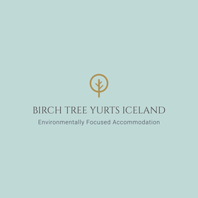 Logo for the birch tree yurts Iceland project