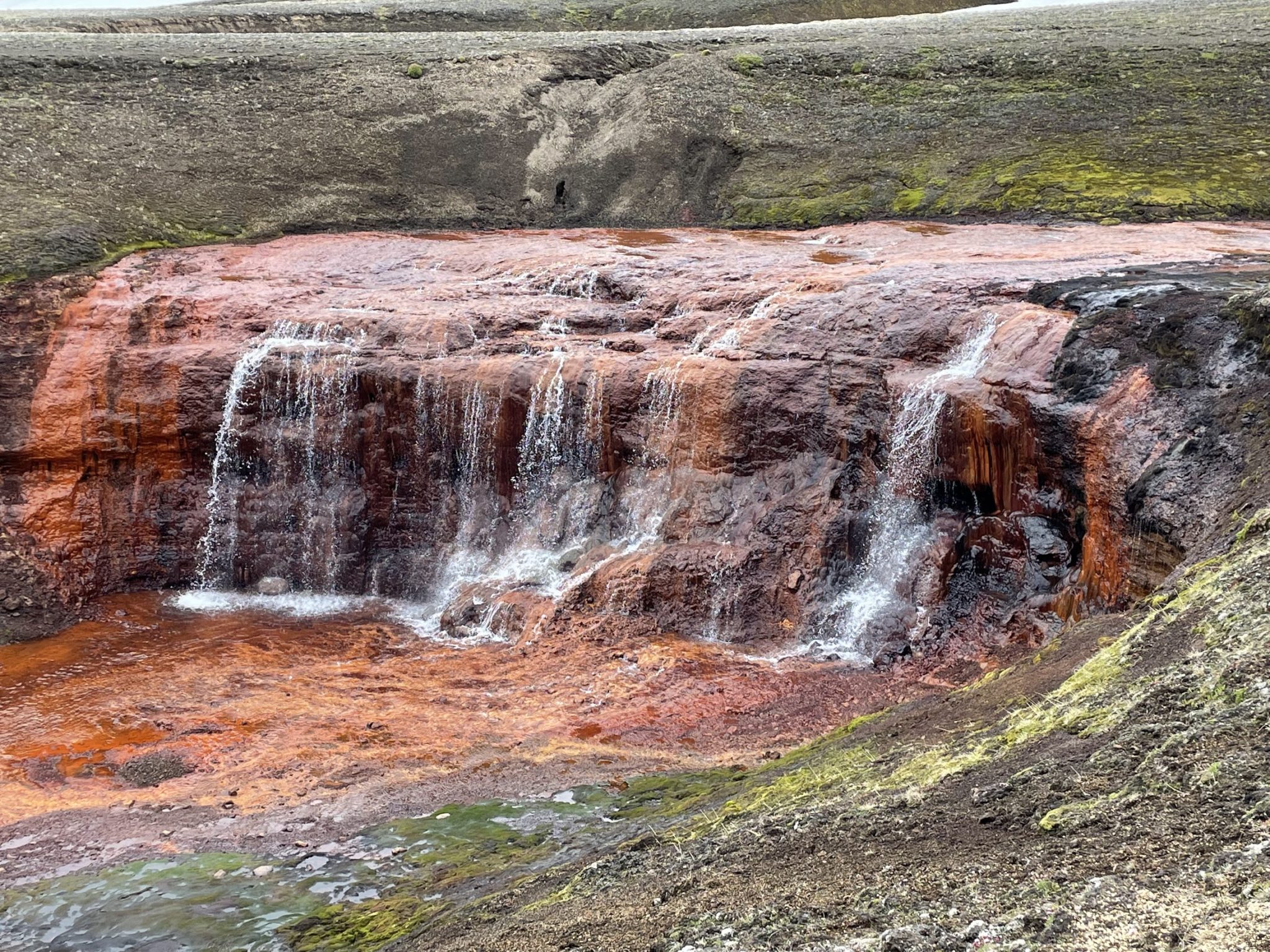 Lord of the Rings vibes in Iceland at Rauðufossar and Rauðauga