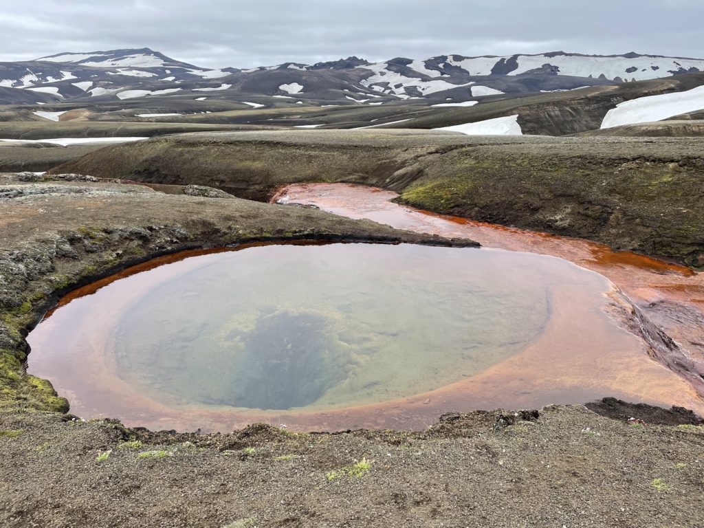 The stunning Rauðauga in the Icelandic highlands.