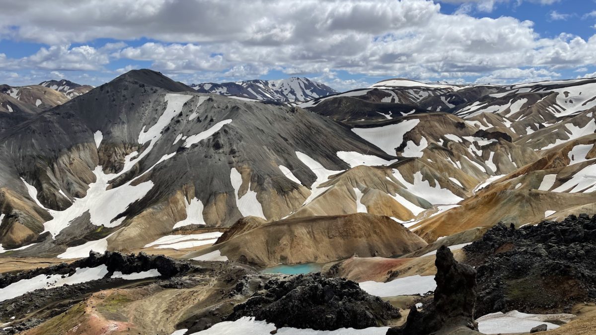 Brennisteinsalda is the highlight of hiking in Landmannalaugar