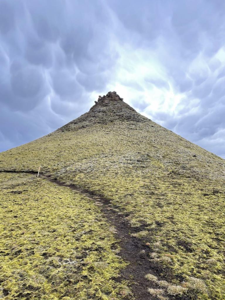 A peak of Mt. Löðmundur in the Icelandic highlands.