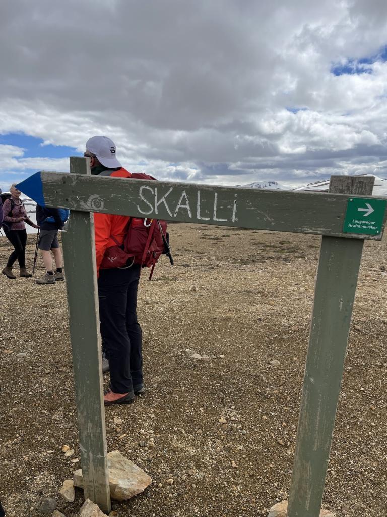 Sign to Mt. Skalli