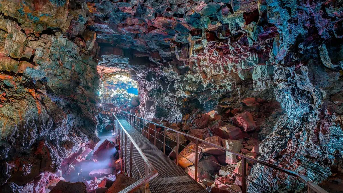 The Lava Tunnel is where you learn how volcanoes work