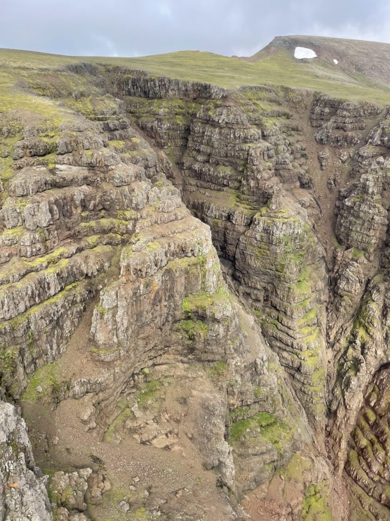 The cliffs of Mt. Esja