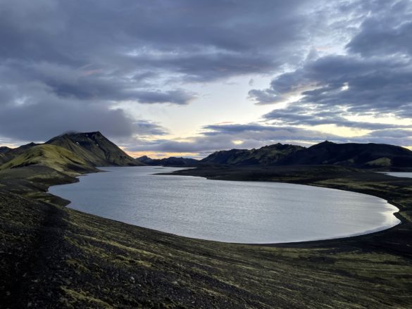 Lake Langisjór in the Icelandic highlands