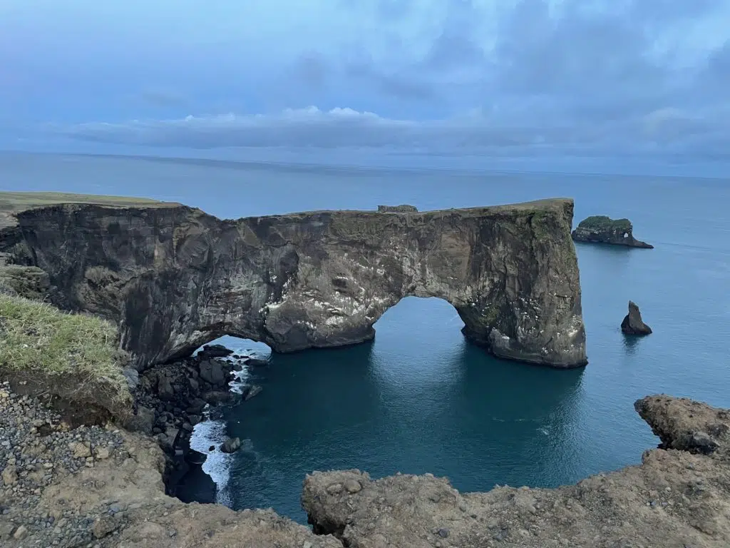 Dyrhólaey promontory close to the town of Vík in the south of Iceland