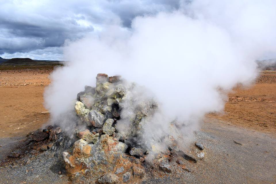 An Icelandic cauldron of geothermal energy.