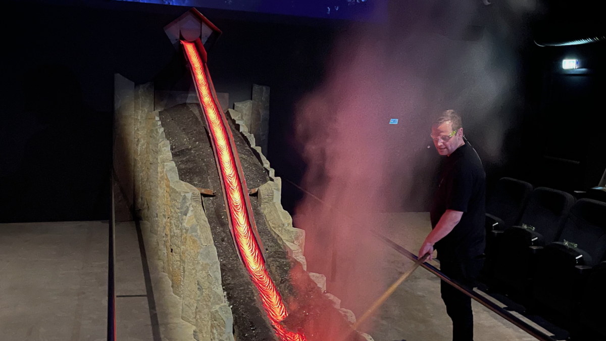 See the Lava Show – hot indoor experience in Vík and Reykjavik