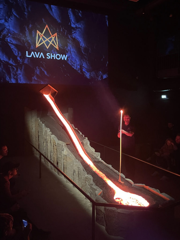Showing how lava works.