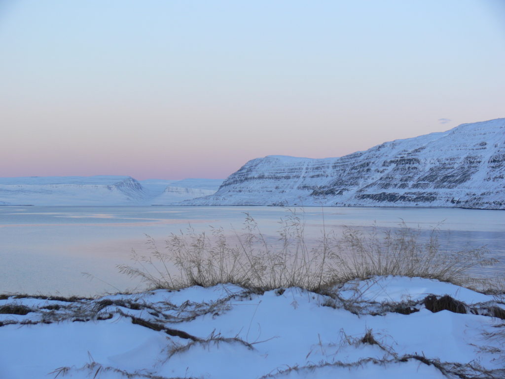 Winter in the Westfjords of Iceland. Photo by Sarah Thomas.