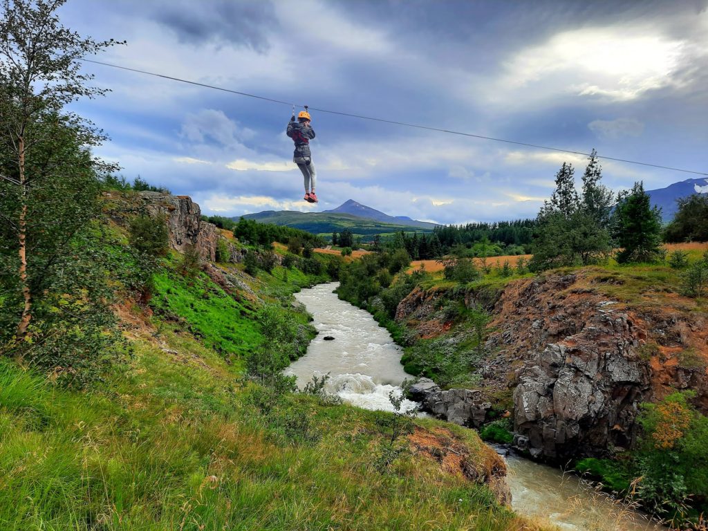 Zipline in Akureyri