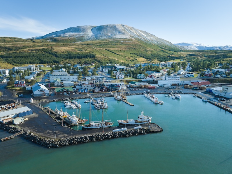 The town of Húsavík. Photo by Ales Mucha.