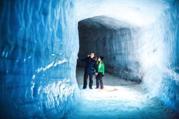 People how have joined the Into the Glacier and snowmobiling day tour