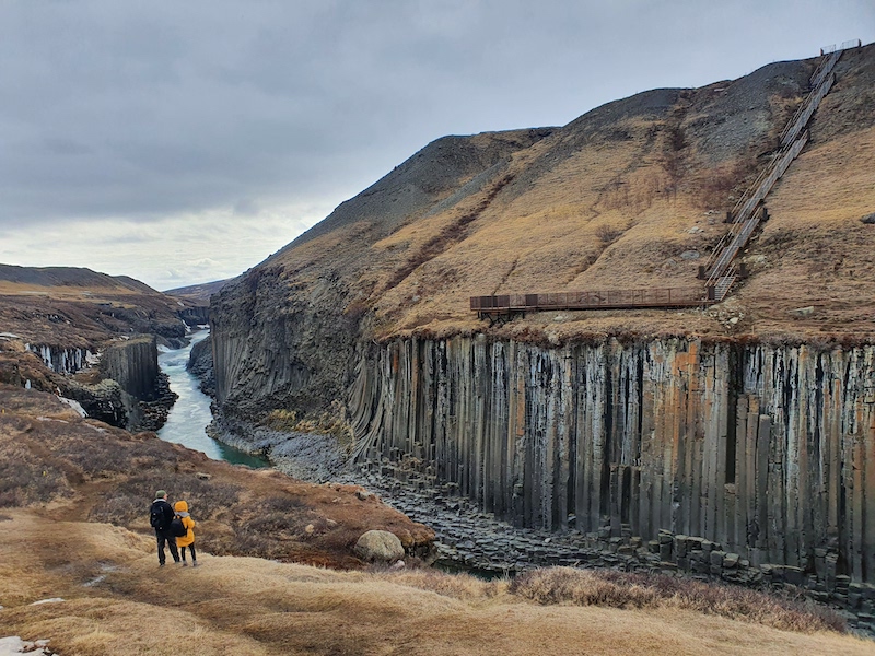 The wonderful Stuðlagil in the East of Iceland