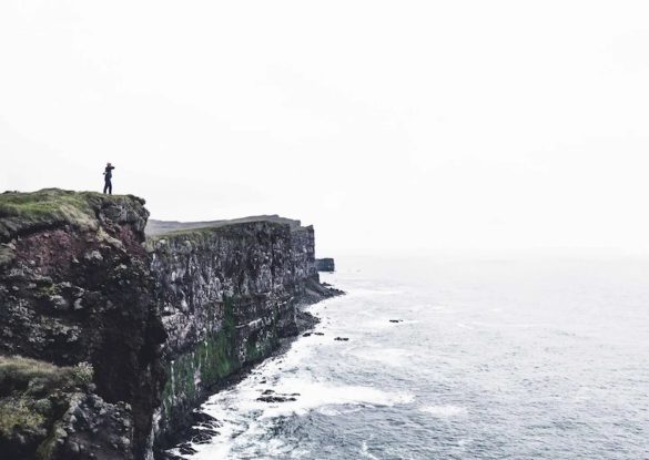 Latrabjarg cliffs in the Westfjords of Iceland.