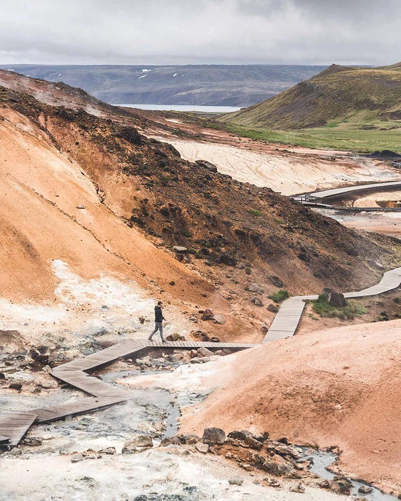 Seltún and Krýsuvík on the Reykjanes Peninsula. Photo by Norris Niman