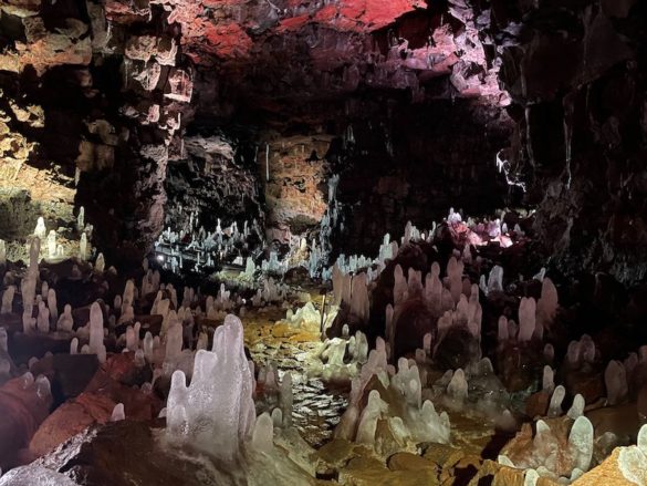 Raufarhólshellir, The Lava Tunnel in Iceland. Here you can spelunking in Iceland.