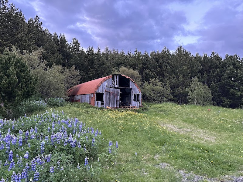 A little memento from World War 2 in Botnsdalur valley in Iceland. These buildings would house British soldiers but were widely used by Icelanders in the decades after the war.