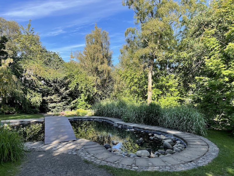 The botanical gardens in Akureyri are a perfect place to relax.