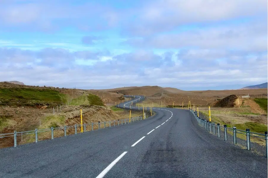 Road in Iceland.